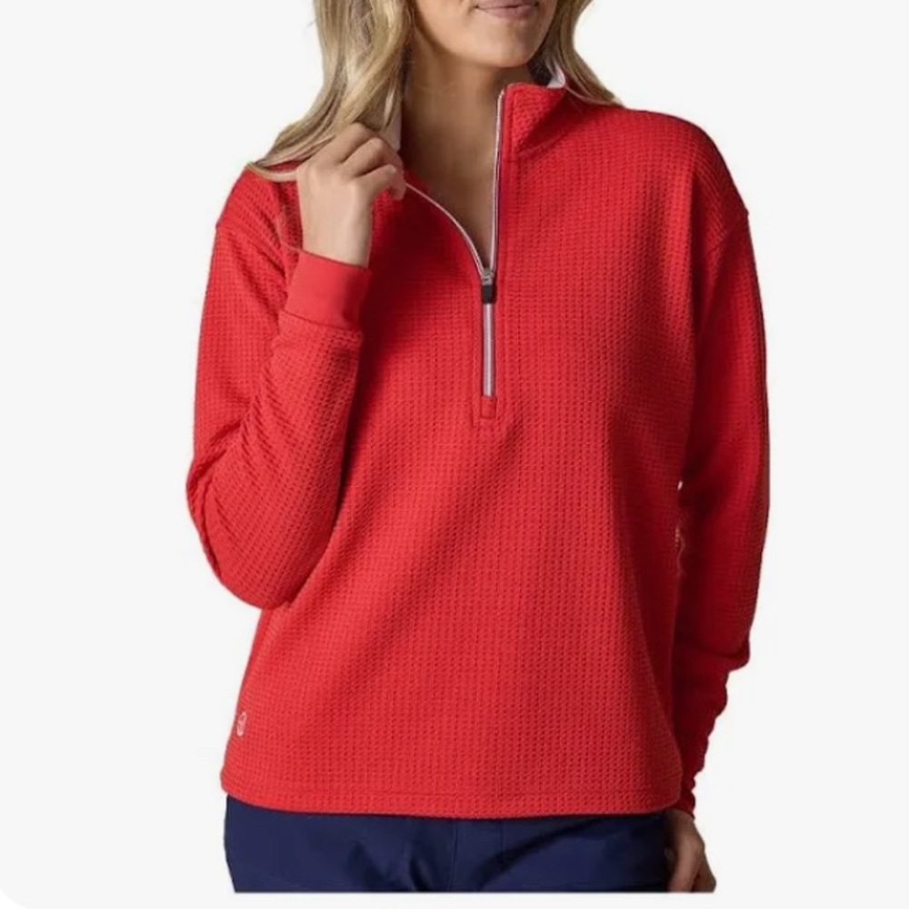 🆕 Straight Down Women's Opal Golf Half-Zip
Long sleeve Pullover Top